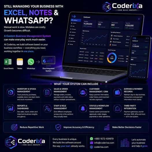 Still Managing Your Business with Excel, Notes & WhatsApp?